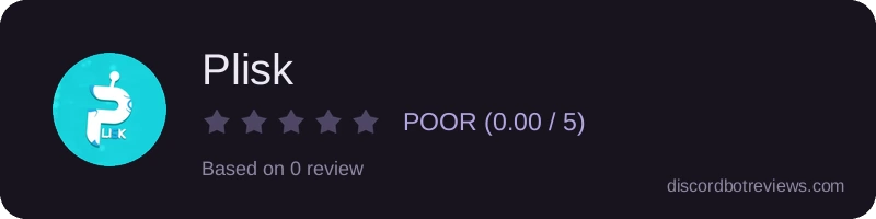 Rating widget preview for Plisk