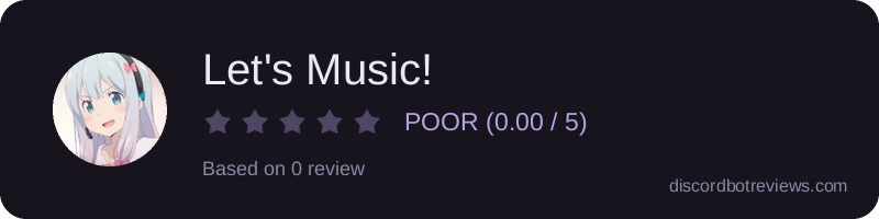 Rating banner for Let's Music!
