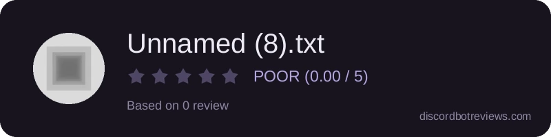 Rating widget preview for Unnamed (8).txt