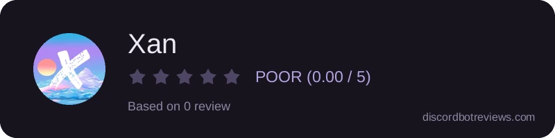 Rating widget preview for Xan