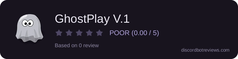 Rating widget preview for GhostPlay V.1