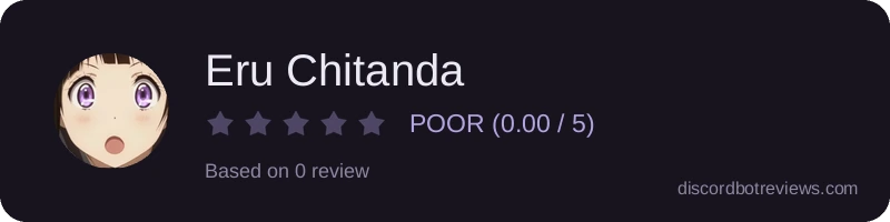 Rating widget preview for Eru Chitanda