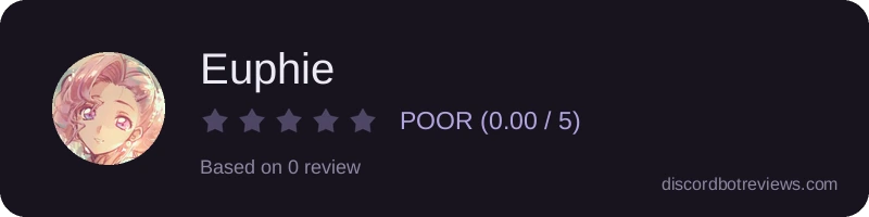 Rating widget preview for Euphie