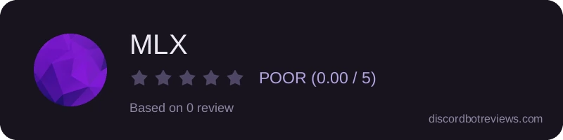 Rating banner for MLX