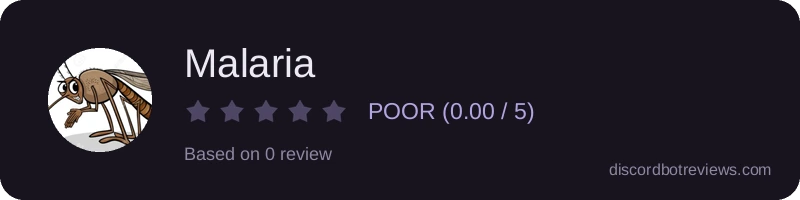 Rating widget preview for Malaria