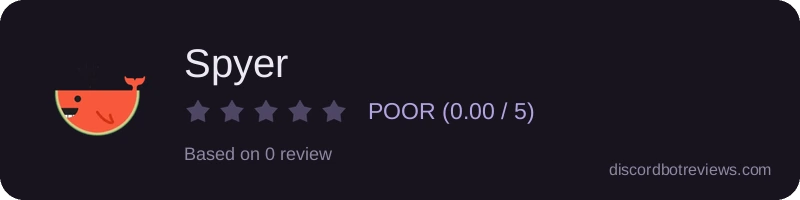 Rating widget preview for Spyer