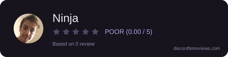 Rating widget preview for Ninja