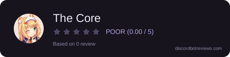 Rating widget preview for The Core