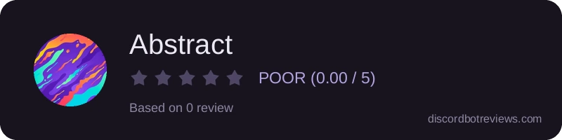 Rating widget preview for Abstract
