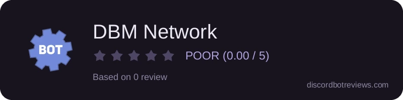 Rating widget preview for DBM Network