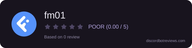 Rating widget preview for fm01