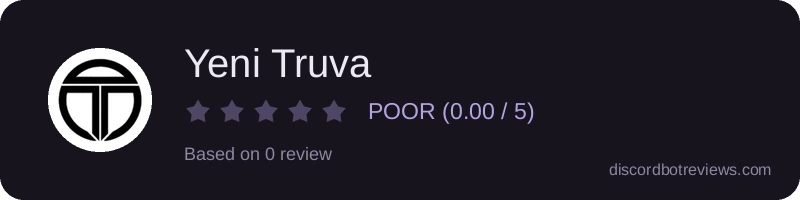Rating widget preview for Yeni Truva