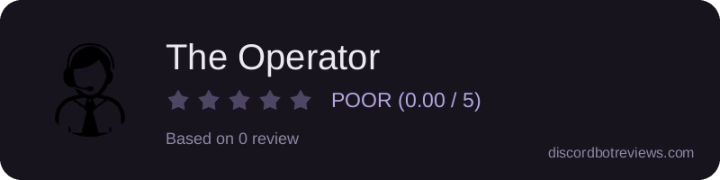 Rating banner for The Operator