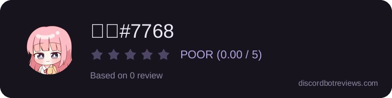 Rating widget preview for 하루#7768