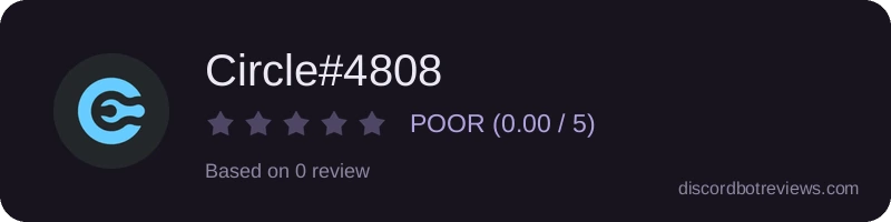 Rating widget preview for Circle#4808