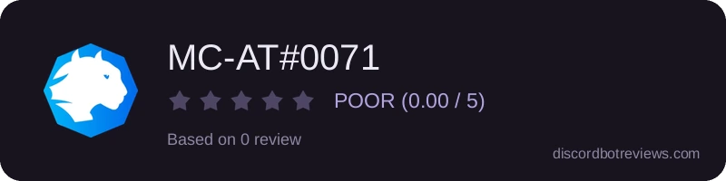 Rating widget preview for MC-AT#0071
