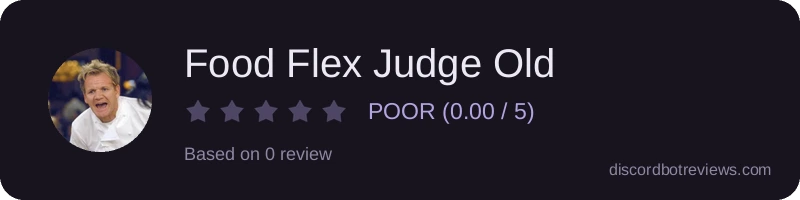 Rating banner for Food Flex Judge Old