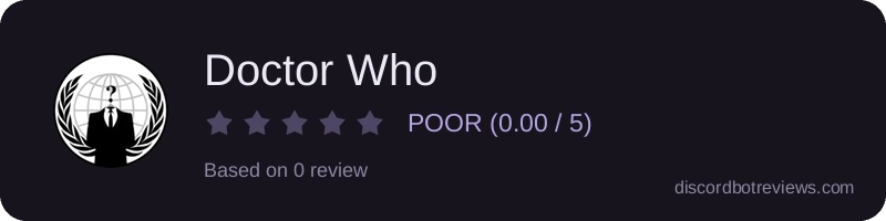 Rating widget preview for Doctor Who