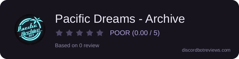 Rating widget preview for Pacific Dreams - Archive