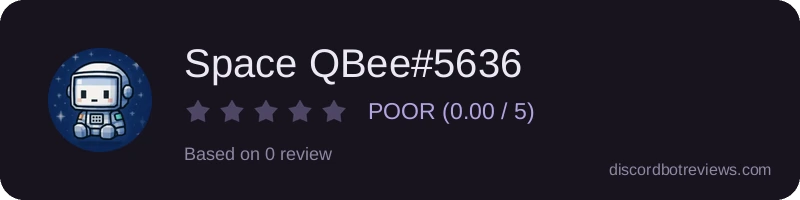 Rating widget preview for Space QBee#5636