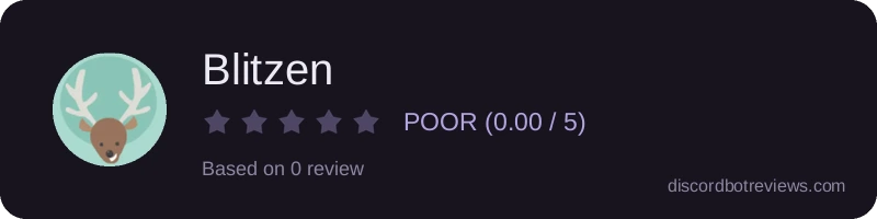 Rating widget preview for Blitzen