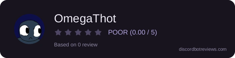 Rating widget preview for OmegaThot