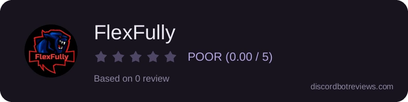 Rating widget preview for FlexFully