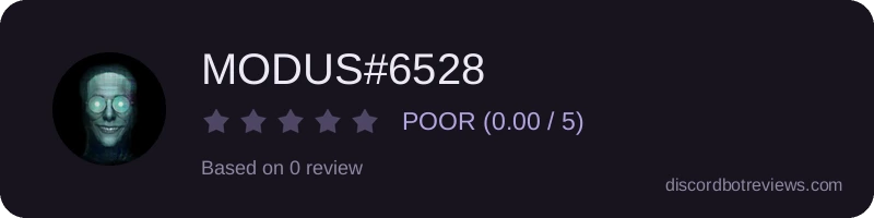 Rating widget preview for MODUS#6528