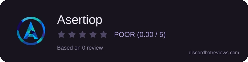Rating banner for Asertiop