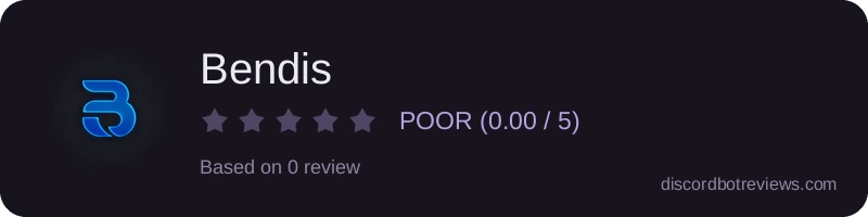 Rating widget preview for Bendis