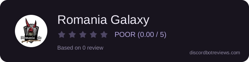 Rating widget preview for Romania Galaxy
