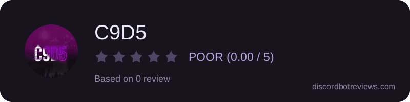 Rating widget preview for C9D5