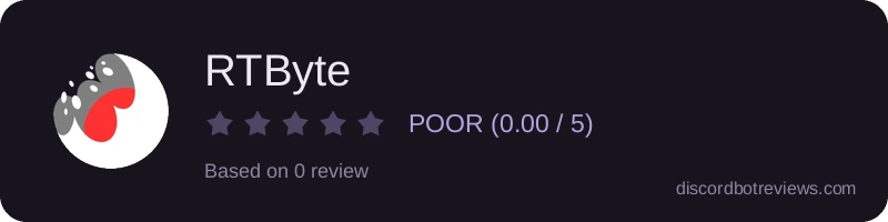 Rating widget preview for RTByte