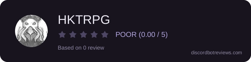 Rating widget preview for HKTRPG