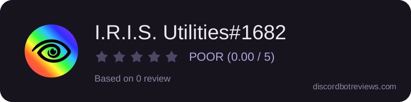Rating widget preview for I.R.I.S. Utilities#1682
