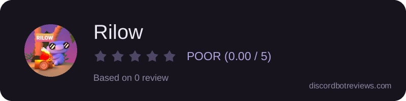 Rating widget preview for Rilow