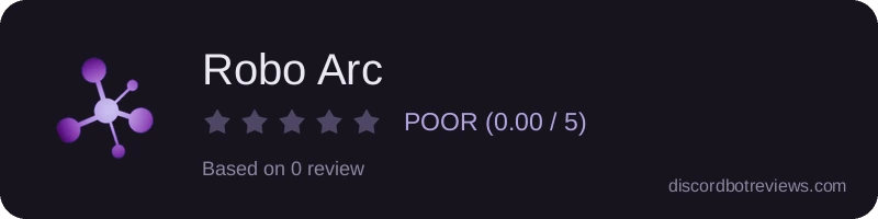Rating widget preview for Robo Arc