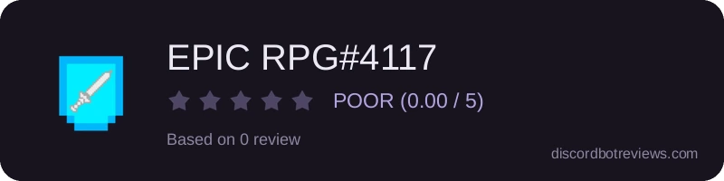 Rating widget preview for EPIC RPG#4117
