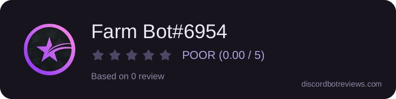 Rating widget preview for Farm Bot#6954