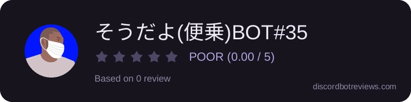Rating widget preview for そうだよ(便乗)BOT#3535