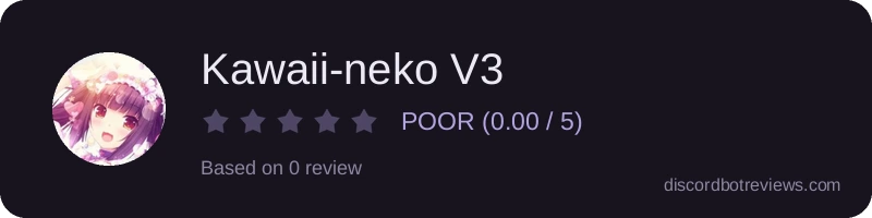 Rating widget preview for Kawaii-neko V3
