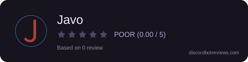 Rating widget preview for Javo