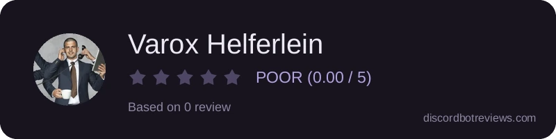 Rating widget preview for Varox Helferlein