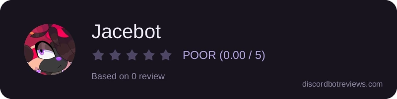 Rating widget preview for Jacebot