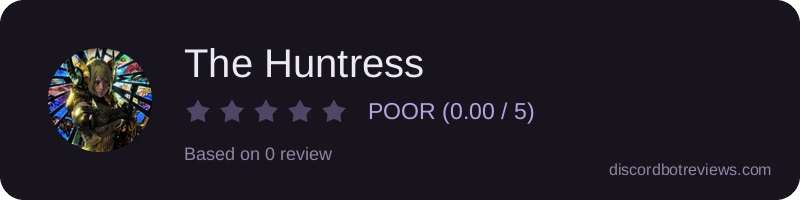 Rating widget preview for The Huntress