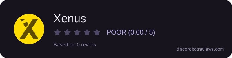 Rating widget preview for Xenus