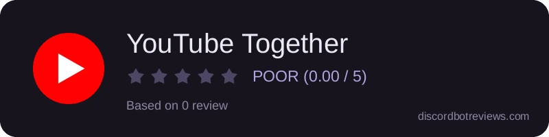 Rating widget preview for YouTube Together