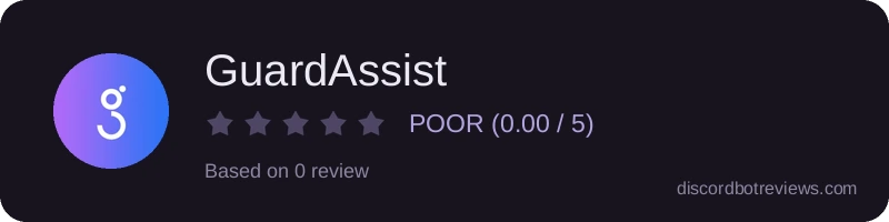 Rating widget preview for GuardAssist