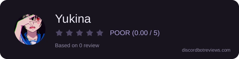 Rating widget preview for Yukina
