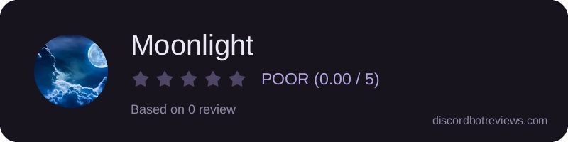 Rating widget preview for Moonlight